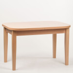 STIMA Jídelní stůl MINI FORTE - podnož bílá/černá ROZMĚR: (š/h/v/r) 120 x 85 x 77 cm (+40 cm rozklad)