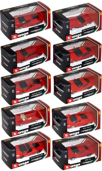 BBURAGO Auto Ferrari RACE+PLAY