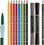 Faber-Castell Faber-Castell, 117520, Discovery set, sada uměleckých potřeb pro akvarelové techniky, 12 ks