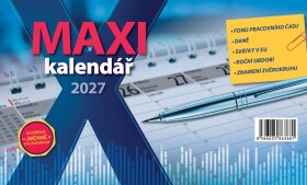 Kalendář 2027 stolní: MAXI