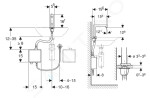 GEBERIT - Brenta Elektronický umyvadlový ventil, síťové napájení, easy to clean, kartáčovaný nerez 116.171.SN.1