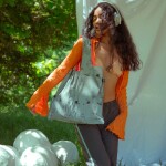 LOQI Reflexní nákupní taška MOOMIN Family Reflective