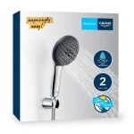 GROHE - Vitalio Start Set sprchové hlavice, držáku a hadice, 2 proudy, chrom 27950001