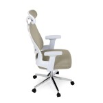 Kancelářská židle, houpací mechanismus, béžová síťovina, KA-K2031 BGE