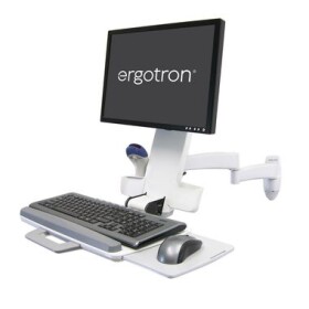 ERGOTRON 200 Series Combo Arm bílý / nástěnný držák na LCD, klávesnici a myš (45-230-216)