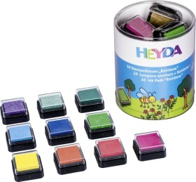Razítkovací polštářky Heyda sada 4888470 duha 10ks