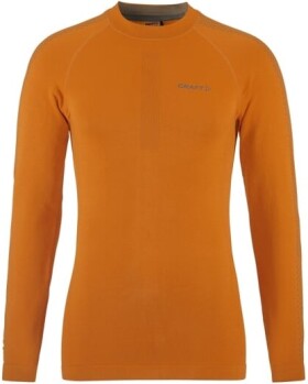 Běžecké tričko CRAFT ADV Warm Intensity LS oranžová Velikost textilu: