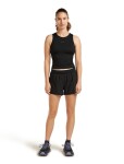 Dámské merino tílko ICEBREAKER Wmns 150 Active Cropped Bra-Tank, Black velikost: M