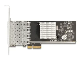 DeLock PCI Express x4 / Síťová karta / 4x SFP Gigabit LAN / Intel i350 (88342)