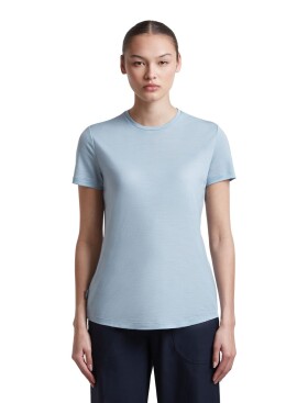 Dámské merino triko krátký rukáv ICEBREAKER Wmns Merino 125 Cool-Lite Sphere III SS Tee, Zinc Blue velikost: L