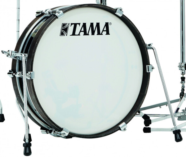 Tama LJKB18H3-HBK Club-JAM Pancake Bass Drum 18”x4” - Hairline Black