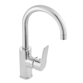 Dřezová baterie SAT Cube Way bez výpusti chrom CU280 CU280