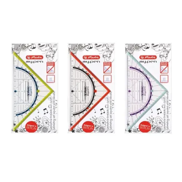 Herlitz Trojúhelník plastový 16cm / různé barvy (11367968)