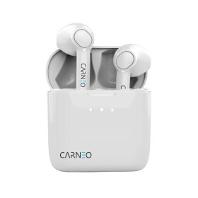 CARNEO S8 bílá / bezdrátová sluchátka s mikrofonem / Bluetooth 5.0 (8588007861227)