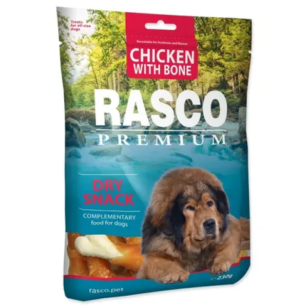 Rasco Premium kosti obalené kuřecím masem 230g (1704-17040)