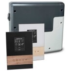 EOS EmoStyle Hi, řídící jednotka pro suchou i vlhkou saunu, černá/javor CFSEOS6241L