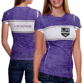 Dámské tričko Big Stripe Los Angeles Kings modré Velikost:
