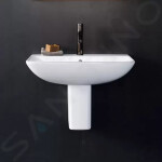 DURAVIT - ME by Starck Umyvadlo 550x440 mm, s přepadem, s otvorem pro baterii, bílá 2335550000