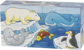 Dřevěné kostky Safari Arktida