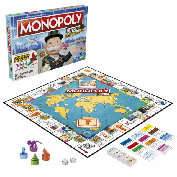 Monopoly cesta kolem světa cz verze - Hasbro hry