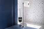Stojan na toaletní papír a WC štětku AWD INTERIOR 2053 chrom AWD02072053