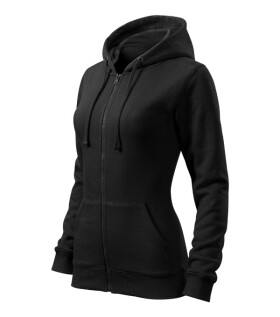Trendy Zipper mikina dámská černá 2XL