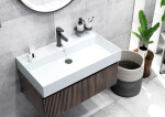 Umyvadlo SAT Infinitio 80,5x46,5 cm otvor pro baterii uprostřed SATINF8046 SATINF8046