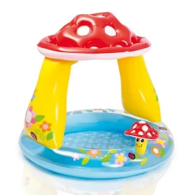 INTEX Nafukovací bazén Muchomůrka se stříškou / 102 x 89 cm / PVC