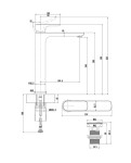 VILLEROY & BOCH - O.novo Umyvadlová baterie s výpustí Push-Open, AquaSmart, chrom TVW10410511061