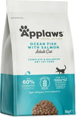 Applaws Ocean Fish Salmon 6 kg / Granule pro kočky / bez obilovin / pro dospělé kočky s citlivým trávením (033-4077)