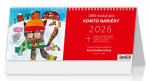 Stolní kalendář 2026 Helma - Děti malují pro Konto Bariéry