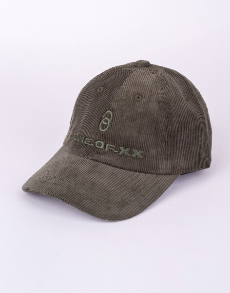 ONE OF XX Cap 4 kaki courduroy
