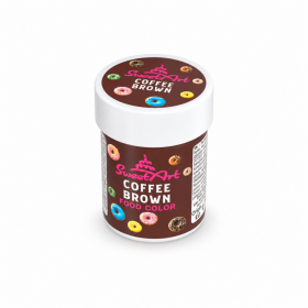 Gelová barva SweetArt Coffee Brown (30 g)