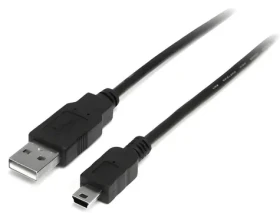 StarTech USB-A - Mini USB 0,5 m černá / Kabel USB / 2.0 (USB2HABM50CM)