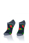 Dámské vzorované ponožky Intenso 1818 Cotton 35-40 grafit 38-40