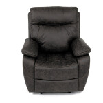 TV a relaxační křeslo s elektrickým ovládáním, potah coffee látka v dekoru vintage, 1 motor 240V