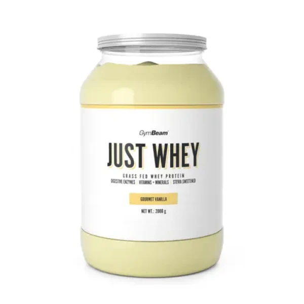 Just Whey Grass-Fed Protein – GymBeam (gourmet vanilla, 2000 g) (28324-18-2000g-gourmetvanilla)
