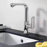 HANSGROHE - Metris New Umyvadlová baterie s otočným výtokem a výpustí, chrom 31087000