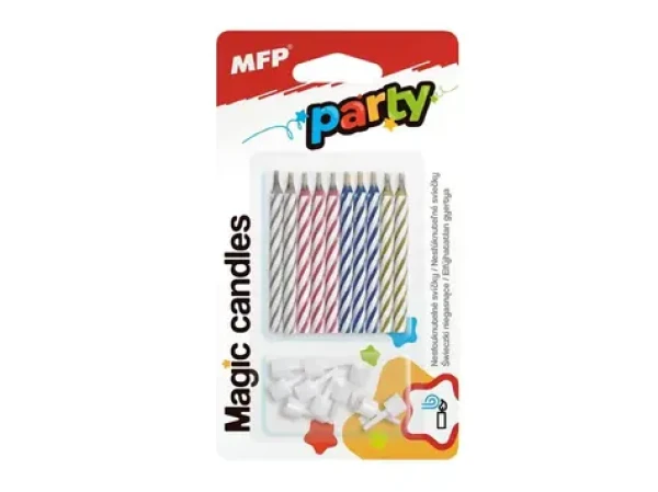 Rappa Dortové svíčky MFP Magic 10ks 6cm
