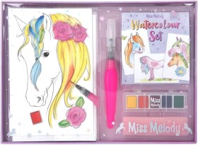 Top model Miss Melody, 3491206, Watercolour set, kreativní akvarelová sada, koně