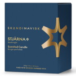 Skandinavisk STJÄRNA Gold 200 g - SKANDINAVISK Vonná svíčka ve skle STJÄRNA Gold (hvězda) 200 g – speciální edice, modrá barva