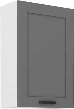 Horní skříňka Luna 60 G-90 1F Barva korpusu: Bílá, Barva dvířek: Dust Grey