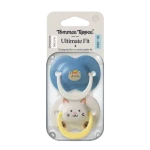 Tommee Tippee Ultimate Fit DECO silikonový dudlík 18-36 m BOY 2ks - více barevných variant (433657-T)