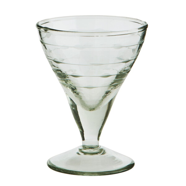 MADAM STOLTZ Sklenice na koktejl Glass Cutting 180 ml, čirá barva