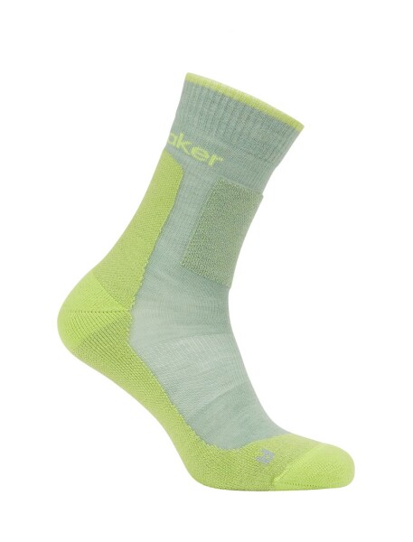 Pánské merino turistické ponožky ICEBREAKER Mens Hike+ Medium Crew, Seaglass/Peridot velikost: 42-44 (M)