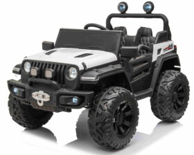 Mamido Dětské elektrické autíčko Master of Terain 4x4 bílé