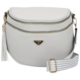 Stylová dámská koženková ledvinka Fima, šedá