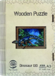 Wooden puzzle Dinosaur A3 GID svítící ve tmě