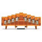 WAGO 727-236 potenciálová svorka 7.62 mm pružinová svorka oranžová 50 ks