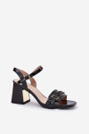 Sandály na podpatku model 215347 Step in style 40